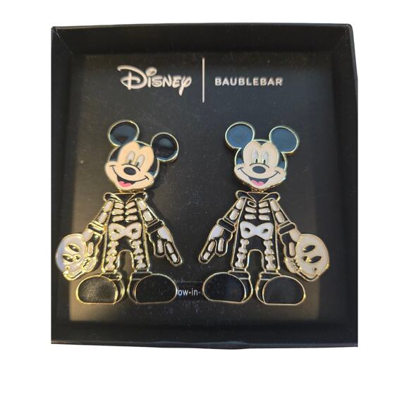 Baublebar Jewelry - Micky Mouse Skeleton Earrings from Baublebar